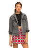 Motel Isni Denim Jacket in Black Wash