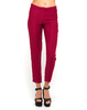 Motel Jeanie Cigarette Pant in Maroon