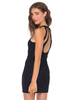 Motel Jemma Cut Out Dress in Black