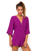Motel Jude Kimono Sleeve Playsuit in Purple
