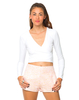 Motel Kiki Short in Pink Jacquard Daisy