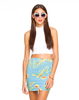 Motel Kimmy Bodycon Skirt in Dandelion Blue