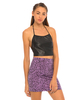 Motel Kimmy High Waisted Bodycon Skirt in Static Lilac