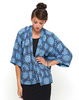 Motel Kimono Jacket in Mandala Blue