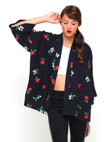 Motel Kimono Jacket in Pansie