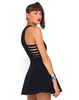 Motel Lavinia Sleeveless Cut Out Skater Dress