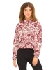 Motel Leela Oversized Batwing Shirt in Nouveau Oxblood