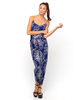 Motel Len Strappy Jumpsuit in Huge Paisley Navy