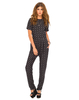 Motel Lilah Full Length Jumpsuit in Cravat Black
