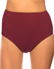 Motel Loe High Waisted Bikini Bottom in Maroon Textured