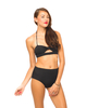Motel Lolita Bikini in Black Textured