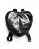 Motel Love Holagram Heart shaped Bag in PVC Black