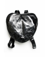 Motel Love Holagram Heart shaped Bag in PVC Black