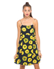 Motel Madge Strappy Dress in Sunflower Print