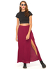 Motel Marla Maxi Skirt in Oxblood