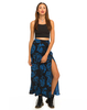Motel Marla Maxi Skirt in Tonal Floral Midnight