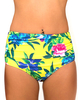 Motel Marshmallow High Waisted Bikini Bottoms in Flower Bloom