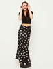 Motel Maxi Skirt in Black Daisy Print