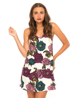 Motel Meadow Slip Dress in Museum Floral Midnight