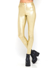 Motel Metallic Galaxy Trousers in Gold