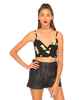 Motel Miki Strappy Bralet in Antique Posey