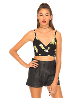 Motel Miki Strappy Bralet in Antique Posey