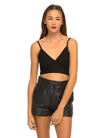 Motel Miki Strappy Bralet in Black