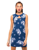 Motel Mina Cut Out Bodycon Dress in Oriental Dragon