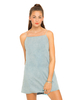 Motel Mini Slip Cami Dress in Blue Wash Denim