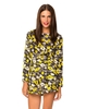 Motel Molly Long Sleeve Playsuit in Aster Yellow