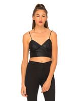 Motel Montanna Crackle Top in Black