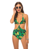 Motel Moondust Cut Out Swimsuit in Tropical
