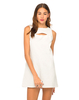 Motel Nevada Mini Dress in Embossed Ivory