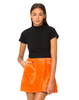 Motel Nikki A Line Skirt in Tango Fleece