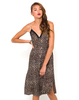 Motel Nita Midi Slip Dress in 90s Leopard