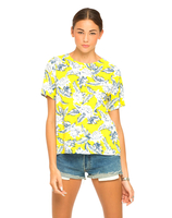 Motel Pacey T Shirt Blouse in Dahlia Citrus