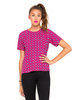 Motel Pacey T Shirt Blouse in Windsor Raspberry