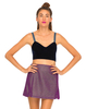 Motel Paige Mini Skirt in Glitter Dust Lilac