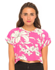 Motel Pameline Boxy Tee in Paradise Candy Pink