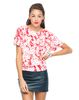 Motel Pandora Boxy Tee in Xerox Daisy Red