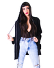 Motel Parka Hooded Jacket in Black