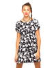 Motel Patience Babydoll Dress in Paint Marks