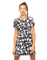 Motel Patience Babydoll Dress in Paint Marks
