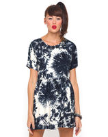 Motel Penny Babydoll Dress in Jumputan