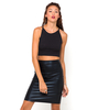 Motel Pet Strappy Crop Top in Black