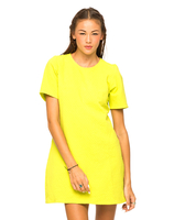 Motel Petal Shift Dress in Citrus Waffle