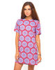 Motel Petal Shift Dress in Mandala Red