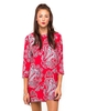 Motel Petulia Shift Dress in Huge Paisley Red