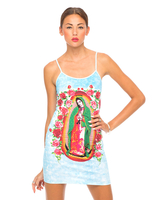 Motel Piper Strappy Bodycon Dress in Guadalupe Print
