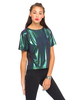 Motel Plazma Tee In Iridescent Green